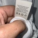 No Comment  White Pullover Button Front Elastic Waist Long Tab Sleeves XL NWT Photo 8