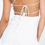 Princess Polly Fiorella Mini Dress White With Tassels Photo 1