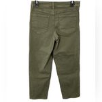 Athleta  Flex Straight Crop Jean in Olive Green‎ Size 8P Denim Photo 4
