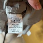 Johnny Was  Pete & Greta 100% Cotton Gray Bead Crystal Button Down Top Size S Photo 9