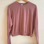 Lululemon Spiced Chai Dropped Shoulder Long Sleeve Top Womens 6 Photo 2