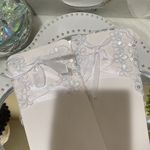 𝅺BRIDAL Gloves White White Photo 4