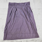 Y2K Hache Mauve Purple Italian High Waisted Classic A Line Midi Skirt Size 6 Photo 1