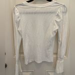 Nation Ltd  Penny Tee in Off-White Pima Cotton Size XS Photo 5