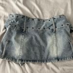 Urban Outfitters Belt Denim Skirt Photo 3
