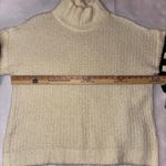 Urban Outfitters  Gemini Cream Striped Sleeve Turtleneck chunky‎ knit Sweater Photo 4