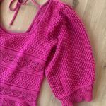 Lucy Paris Pink Knit sweater Women's Top Photo 1