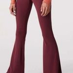 Outdoor Voices | Maroon Superform Ribbed Flare Pants Photo 0