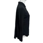 CUYANA Pima Cotton Button Shirt Black Women’s Size XS Long Sleeve Modal Photo 4