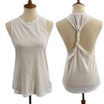 LA Made  White Braid Back Tank Size Small New Photo 1