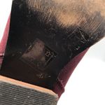 Chinese Laundry Womens Ankle Boots Booties Suede Slip On Block Heel Burgundy 6 Photo 8