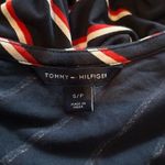 Tommy Hilfiger  Red White & Blue Striped V Neck Sleeveless Midi Dress Size Small Photo 3