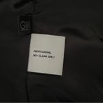 Kenneth Cole Black Double Breasted Peacoat Wool Blend Belted Size 10 Photo 8