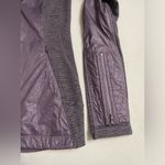 Lululemon  Rebel Runner Jacket Heathered Black/Purple Fog Size 4 Photo 15