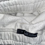 Nasty Gal White Cotton Athletic Activewear Fleece Sweat Shorts Women's Size XL Photo 4