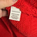 Moon & Madison Red Cowl Neck Plush Cable Knit Cropped Sweater Photo 4