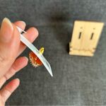 Juicy Couture  Crown Heart Stud Earrings, White, Gold Photo 5