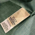 NWOT L.L. Bean Women’s Sage Green Stretch Cotton Short Sleeve Button Down Shirt Photo 6