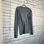 Kenneth Cole Reaction Gray Long Sleeve Tee 1/4 Button SZ XL Relaxed Loose Fit Photo 9