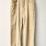 Denimist Montauk Loose Fit Straight Cotton Corduroy Pants Sand Women's Size 30 Photo 2
