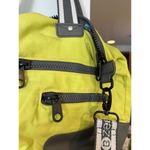 Bzees Neon Yellow Gray Duffel Tote Bag Travel Gym Shoulder Bag with Strap Photo 7