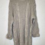 Pinch Chunky Cable Knit Women’s Pullover Sweater Gray/Beige/Neutral EUC Sz M/L Gray Size M Photo 0
