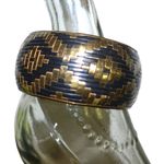 Brass Black Bangle Bracelet Photo 1