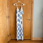 Hommage White and blue maxi dress‎ women’s medium Photo 7