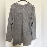 Duluth Trading Company Striped Long Sleeved Mini Dress Size Large Gray Photo 3