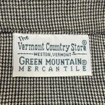 Vermont Country Store Beige Lagenlook Tunic Smock Tan Brown Plaid Size Medium Photo 6