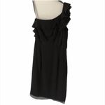 Ann Taylor ✨HP✨ Silk Black One Shoulder Dress✨ Photo 1