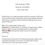 Free People Tula Sweater Midi in Black Photo 4