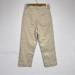 Everlane  Tan Wide Leg Cropped Jeans Womens 2 Casual High Rise Classic Preppy Photo 5