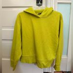ZARA  Hoodie Yellow Green Size Medium Photo 0