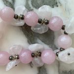 Unbranded Light Pink Stone Beaded Bracelet Photo 1