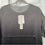 Badgley Mischka  Ombre Grey Loungewear Silk top (Size Medium) Photo 3