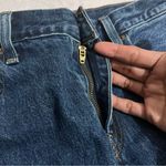 Levi's Distressed Zip Fly Denim High Waist Skirt Size 26 EUC Photo 8
