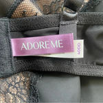 Adore Me Mirianne Push Up Bra Size 40DD Black Lace Photo 3