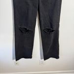 BLANK NYC The Franklin Jean Women 27 Black Distressed Wideleg Grunge Punk Baggy Photo 3