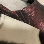 Alegria  Lauryn Burgundy Metallic Leather Shoes Photo 4