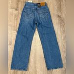 Levi's  Ribcage Straight Ankle Ultra High Rise Medium Wash Destroyed Denim Jeans Photo 7