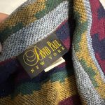 Vintage David Paul New York Tribal Western Print Semi Crop Blazer Jacket Size L Photo 6