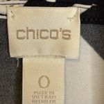  Cardigan Women's Size Small Jacket Ponte Abstract Black‎ White Chicos 0 Photo 2
