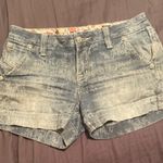 Miss Me  Indigo Lace Cotton Denim Shorts size 27 Photo 0
