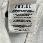 AGOLDE Criss Cross Straight Jeans Womens 24 White Organic Cotton High Rise Chic Photo 12