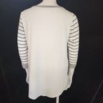 Pink Clover  Gray, White, & Black Top (S) Photo 4