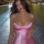 ZARA  Blogger's Fav| Satin Effect Cut Out Dress TicTok Viral Photo 0
