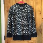 Current/Elliott The Cali Blue Brushed Leopard Print Sweater $316 EUC 0 Photo 4