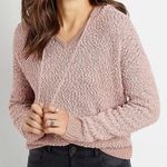 Maurice's popcorn knit hooded sweater Photo 0