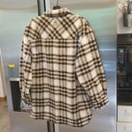 Isabel Marant 💕 ETOILE💕 Harveli Checked Coat ~ Plaid Ecru 36 EU NWT Photo 13